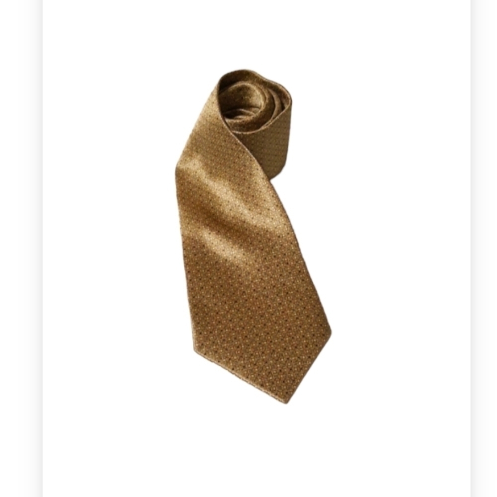 Stafford Brown 100% Silk Tie. 57 x 3.75